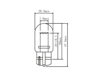 ﻿ مصابيح متعددة الوظائف للسيارة  W21W T20