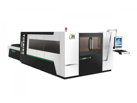 ماكينة قطع فايبر ليزر ذات الغطاء الوقائي 2000مم×4000مم، CMA2040C-GH-A