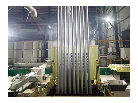 طاولة سباكة قضبان خام الألومنيوم Aluminum Billet Casting Table