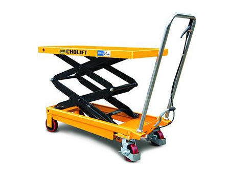 رافعة سيزر لفت هيدروليكية، رافعة مقصية Hydraulic Dual Scissor Lift Table Cart رافعة سيزر لفت هيدروليكية، رافعة مقصية Hydraulic Dual Scissor Lift Table Cart