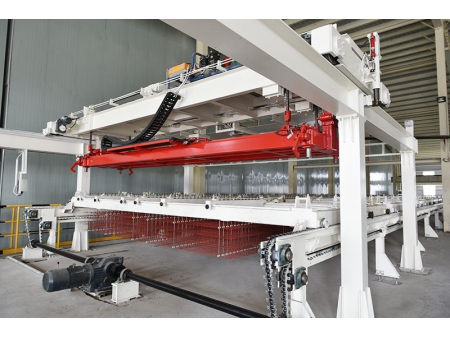 نظام دورة الإطار السرجي المعزز الآلي 					 (إنتاج الألواح) Automatic Reinforcement Saddle Frame Cycle System