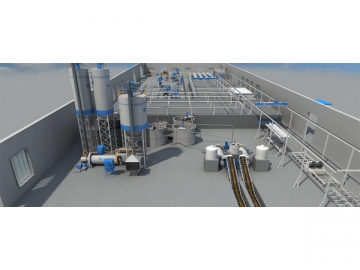 خط إنتاج ألواح الخرسانة الخلوية، 300 ألف متر مكعب من الألواح الخرسانية لكل سنة AAC Panel Manufacturing Line