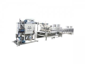 خط تصنيع السكاكر القاسية بالصب   Hard Candy Depositing Production Line