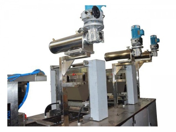خط إنتاج المصاصة بالصب   Lollipop Depositing Production Line